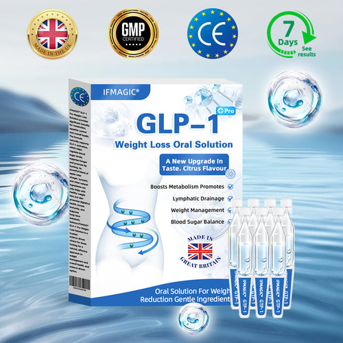 IFMAGIC® GLP-1 Pro Weight Loss Oral Solution👩⚕️One dose a day — see results in 7 days🔥Suitable for obesity, cardiovascular diseases, diabetes, sleep apnea, high cholesterol and blood lipids, joint problems, and various other conditions💎