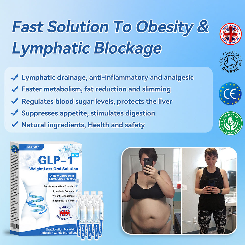 IFMAGIC® GLP-1 Pro Weight Loss Oral Solution👩⚕️One dose a day — see results in 7 days🔥Suitable for obesity, cardiovascular diseases, diabetes, sleep apnea, high cholesterol and blood lipids, joint problems, and various other conditions💎