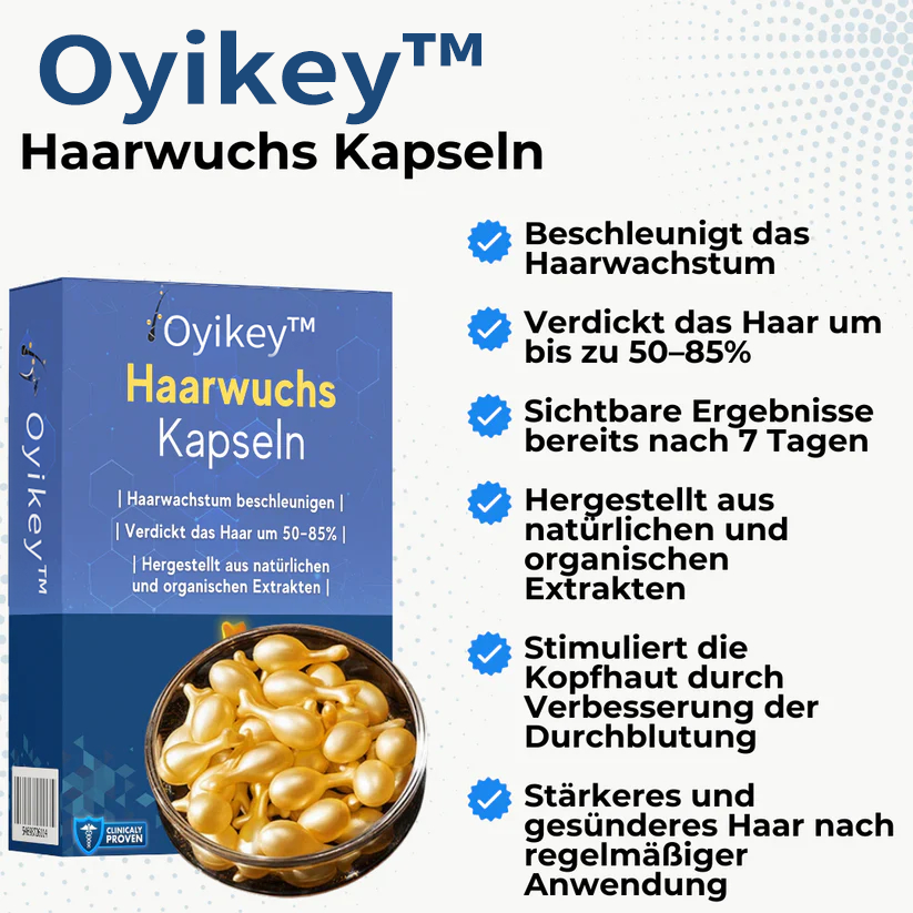 Oyikey™ Haarwuchs Kapseln - 💥Warten Sie nicht! Das Angebot endet in 10 Min.! Sichern Sie sich jetzt!