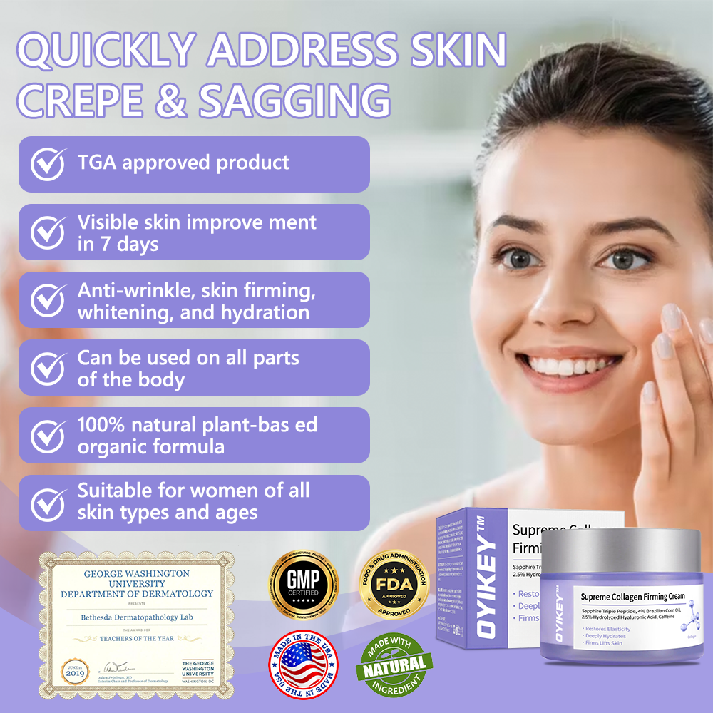 Oyikey™ Supreme Collagen Firming Cream (🔥70% Off for a Limited Time )💋