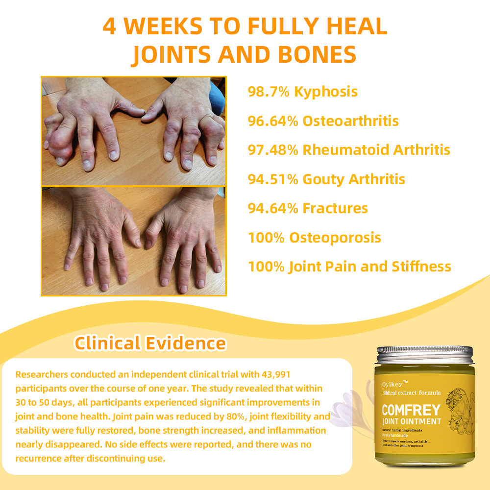 Biblical Wisdom Ingredients 🔥Oyikey™ Natural Herbal Ointment, Suitable for All Ages, Arthritis, Gout, Sciatica (Orthopedic Ointment, 4oz)