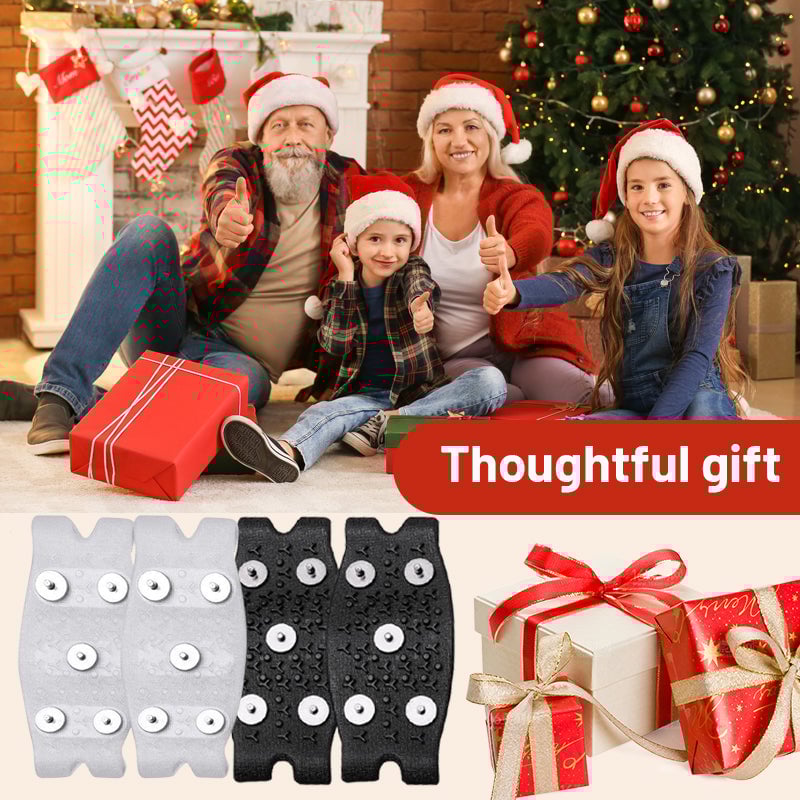 (🎅CHRISTMAS HOT SALE-49% OFF)💡Manganese steel spikes anti-slip shoe covers & BUY MORE SAVE MORE