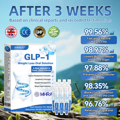 𝐈𝐅𝐌𝐀𝐆𝐈𝐂® 𝐆𝐋𝐏-𝟏 𝐏𝐫𝐨 𝐖𝐞𝐢𝐠𝐡𝐭 𝐋𝐨𝐬𝐬 𝐎𝐫𝐚𝐥 𝐒𝐨𝐥𝐮𝐭𝐢𝐨𝐧✅ Visible results in 7 days, no side effects, suitable for all age groups💎