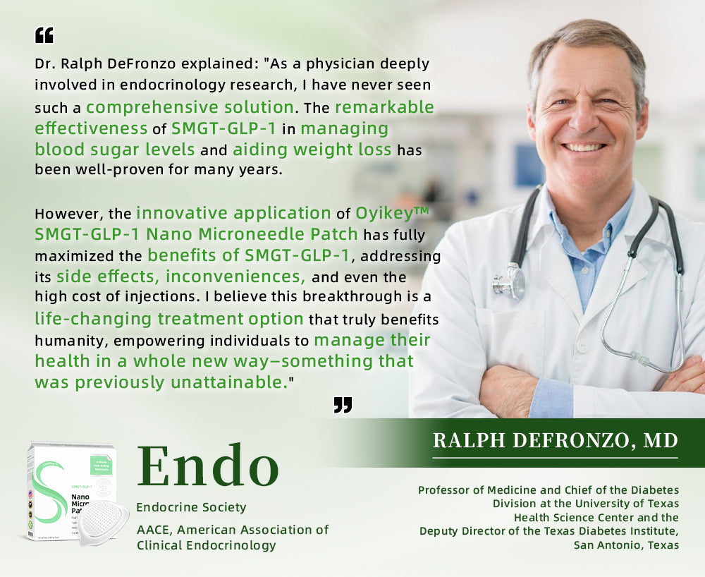 [See results in 7 days]👨‍⚕️Oyikey®SMGT-GLP-1 Nano Microneedle Patch（Painless, long-lasting, addressing diabetes, obesity, and cardiovascular diseases）💝